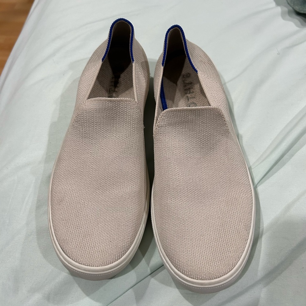 Rothy’s woman’s size 8 Beige Slip-On Shoes